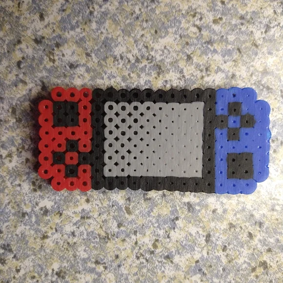 Nintendo switch and playboy perler beads